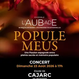 Concert à Cajarc : Popule meus, quid feci tibi ?