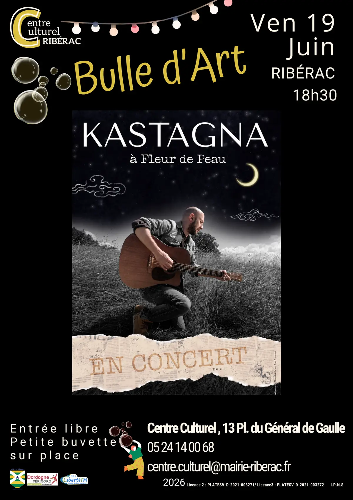 Concert A fleur de peau Kevin Castagna