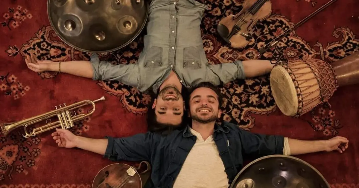 Concert à Grotte De Dargilan : Duo Será