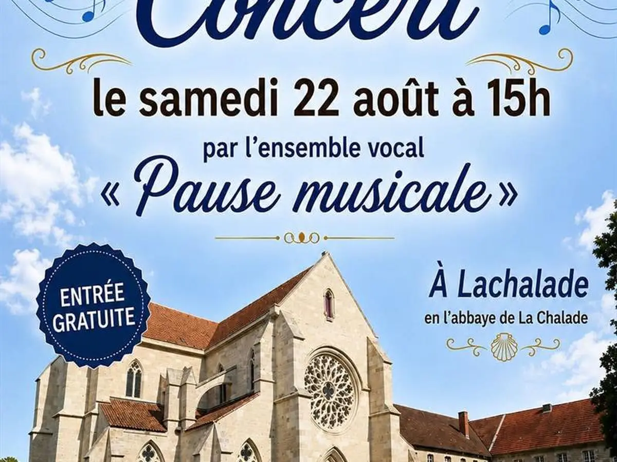 Concert à L'Abbaye de Lachalade
