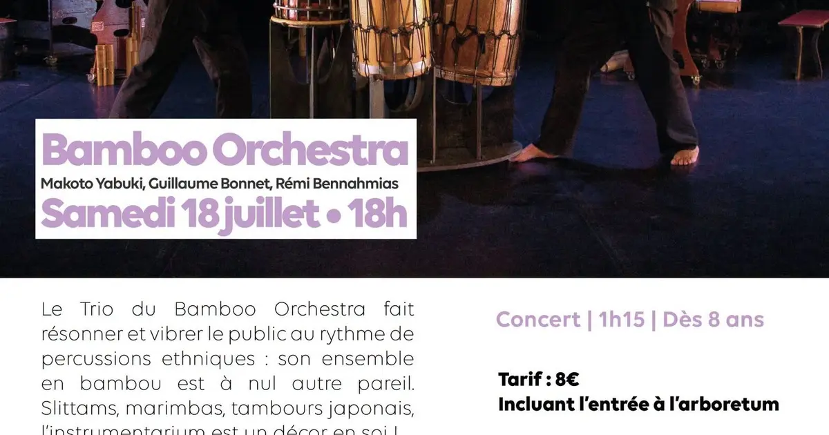 Concert à l'Arboretum de la Sédelle avec la Scène Nationale d'Aubusson