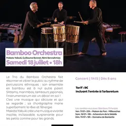 Concert à l'Arboretum de la Sédelle avec la Scène Nationale d'Aubusson