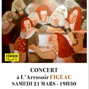 Concert à l'Arrsosoir Figeac : Les Voca-Muses