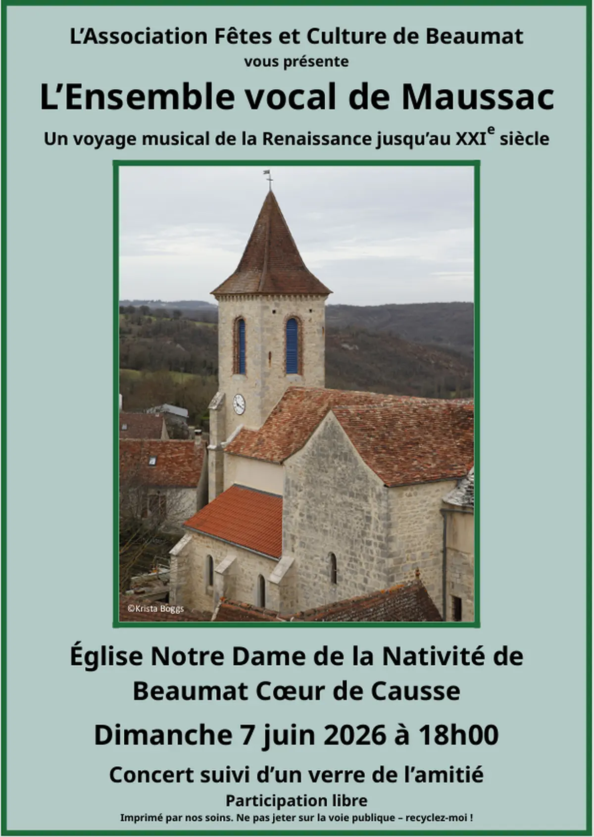 Concert à l'Eglise de Beaumat