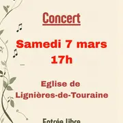 Concert à l'église Saint Martin de Lignières de Touraine