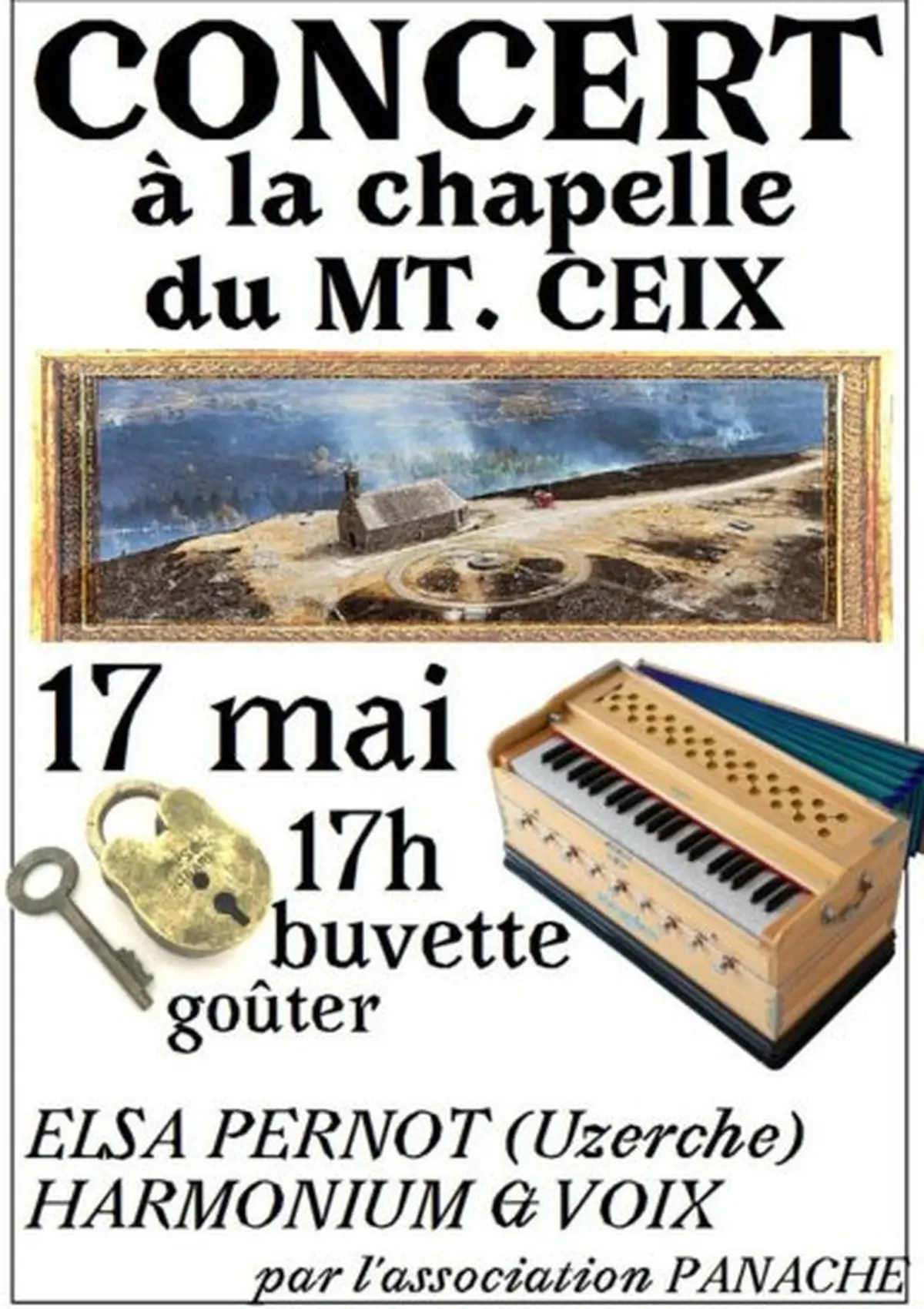 Concert à la chapelle du Mont-Ceix
