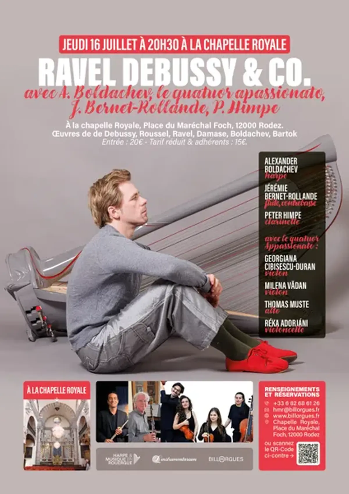 Concert à la Chapelle Royale : RAVEL,DEBUSSY & CO