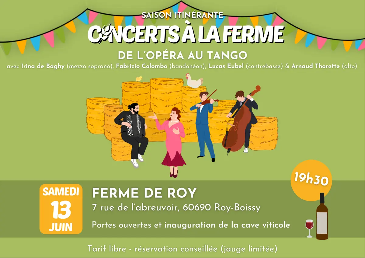 Concert à la ferme de Roy