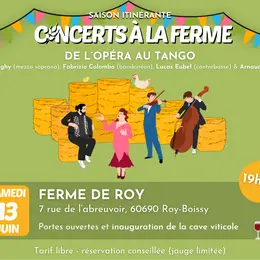 Concert à la ferme de Roy