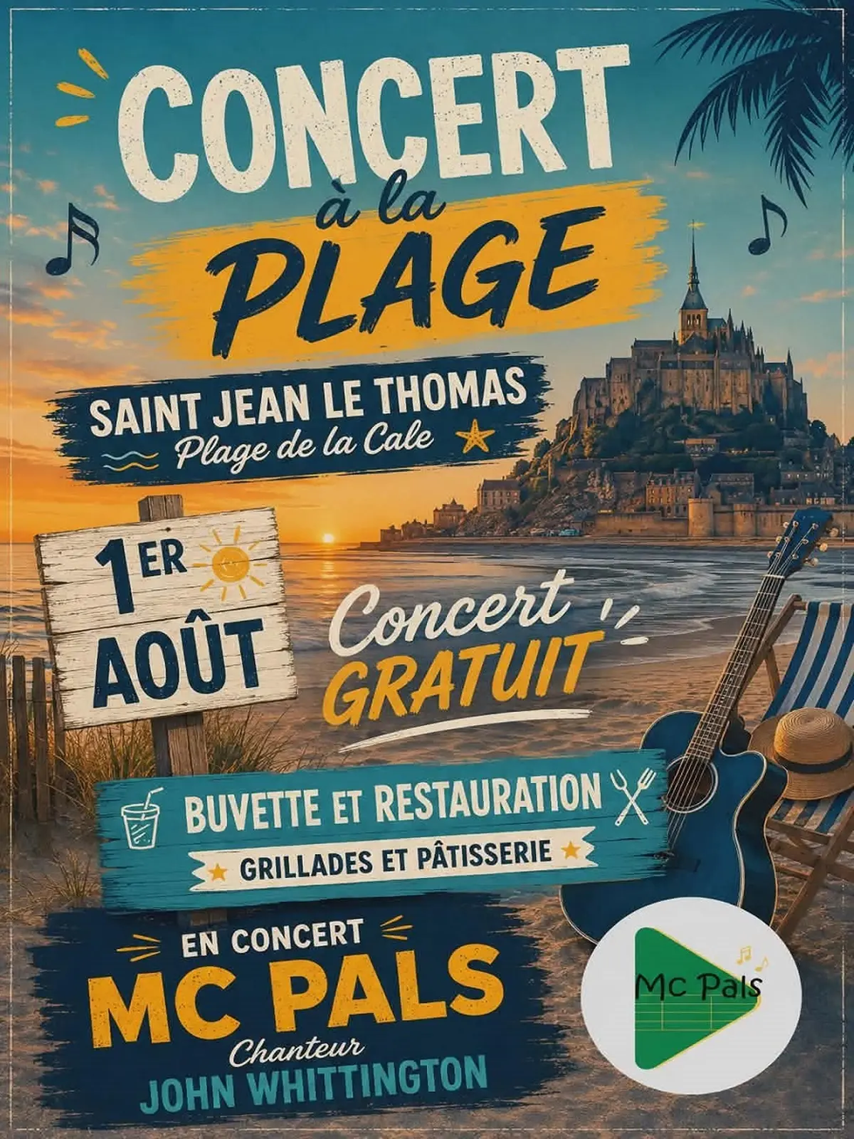 Concert à la plage