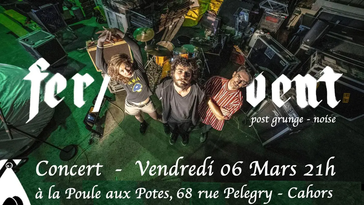Concert à la Poule aux Potes : groupe Fer/Vent