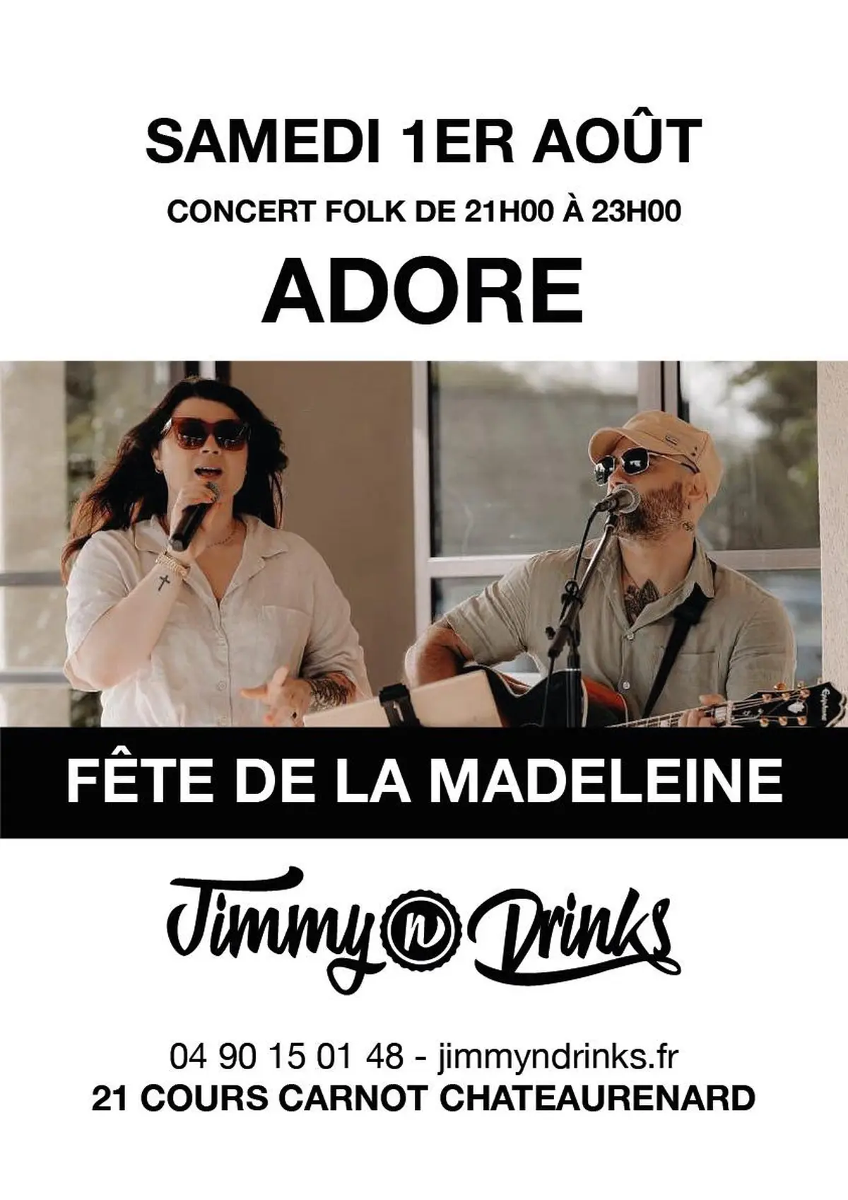 Concert Adore chez Jimmy n Drinks