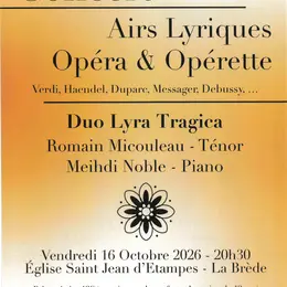 Concert Airs Lyriques Opéra & Opérette