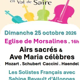 Concert : Airs sacrés & Ave Maria célèbres