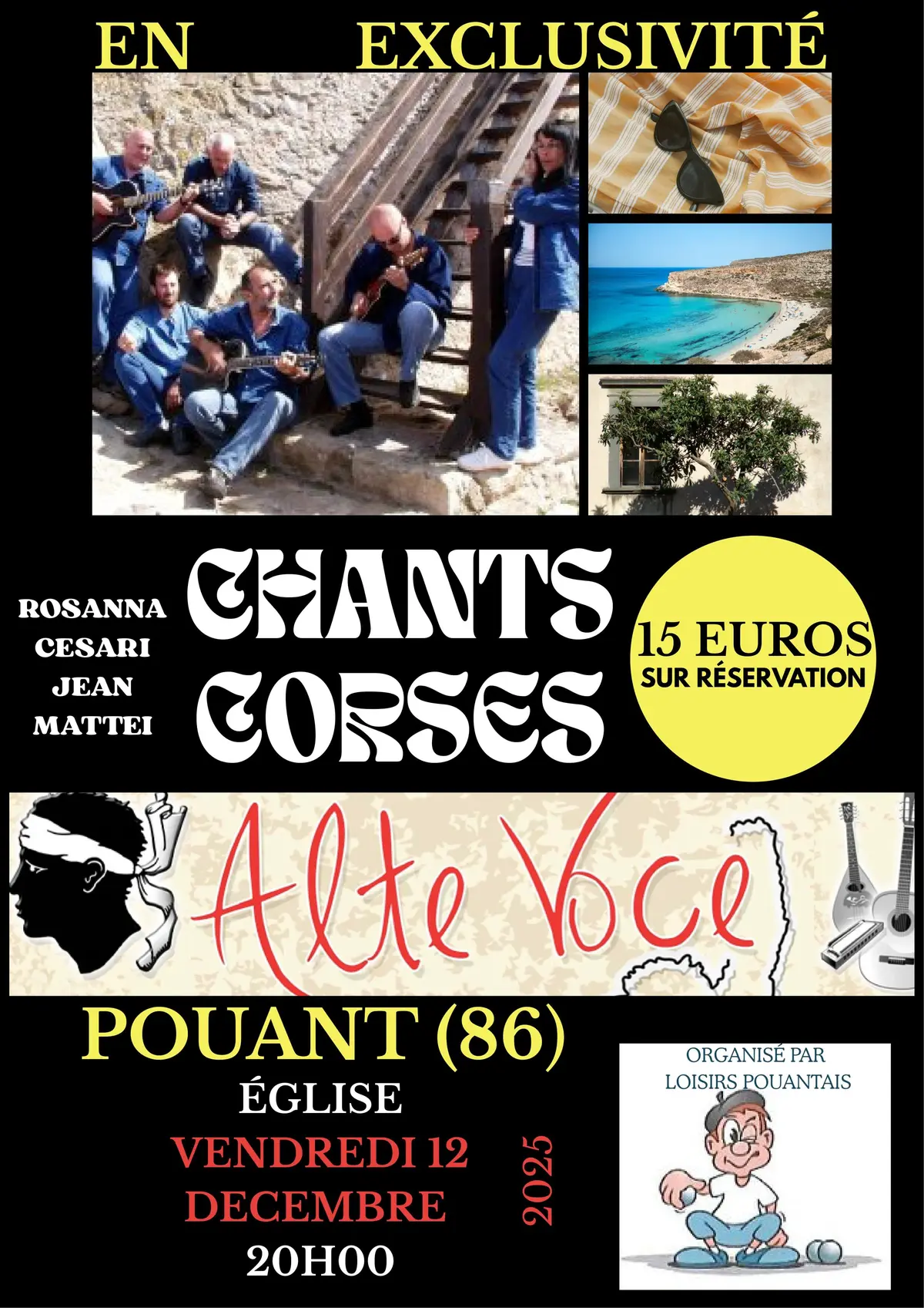 Concert Alte Voce, chants corses