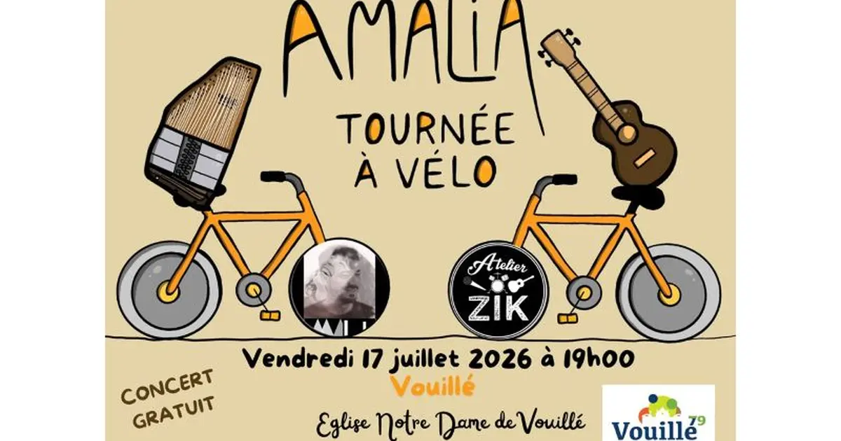 Concert Amalia – Tournée à Vélo à Vouillé