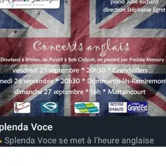 Concert anglais de la chorale Splenda Voce