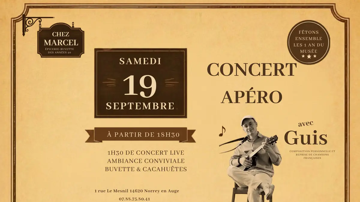 Concert apéro au musée Chez Marcel