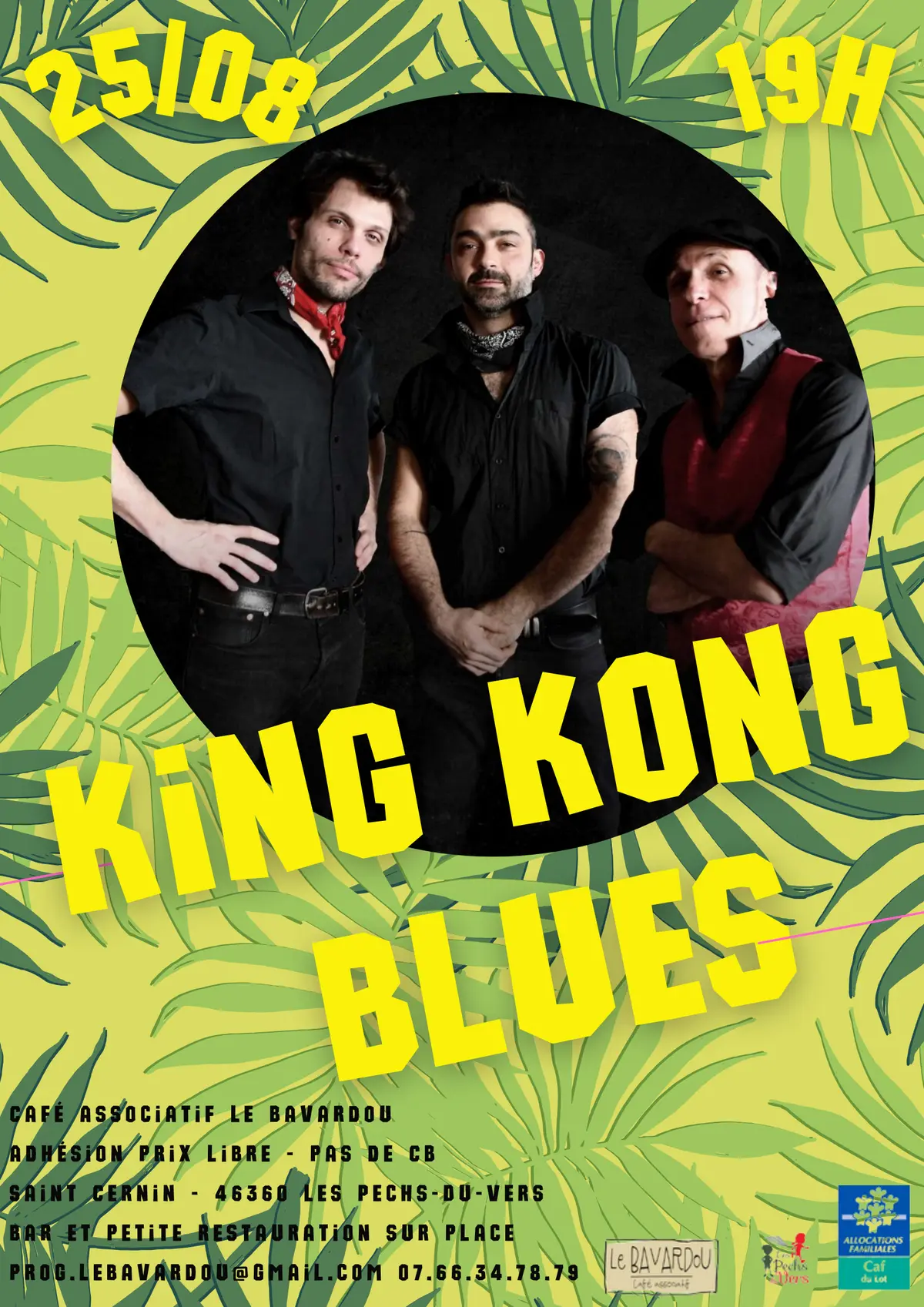 Concert au Bavardou : King Kong Blues
