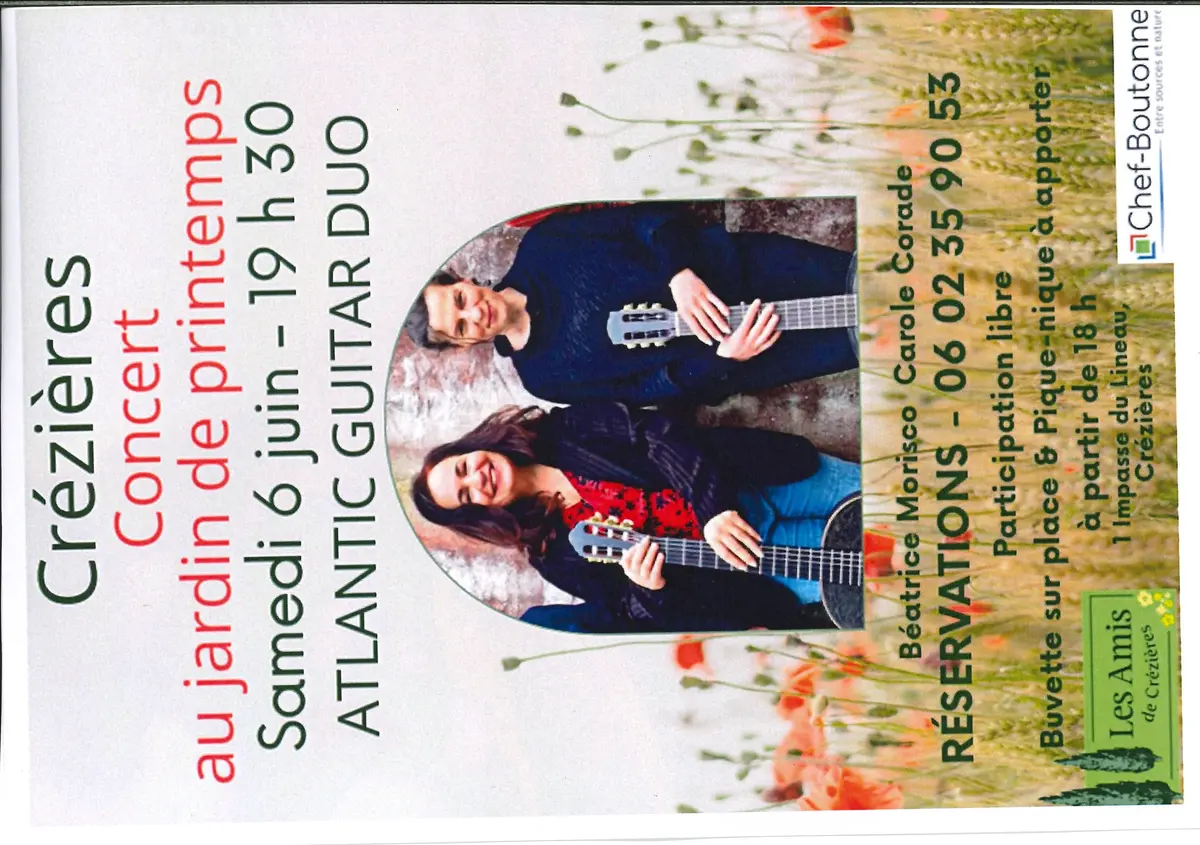 Concert au jardin de printemps