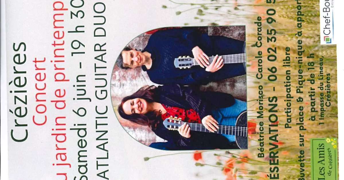 Concert au jardin de printemps