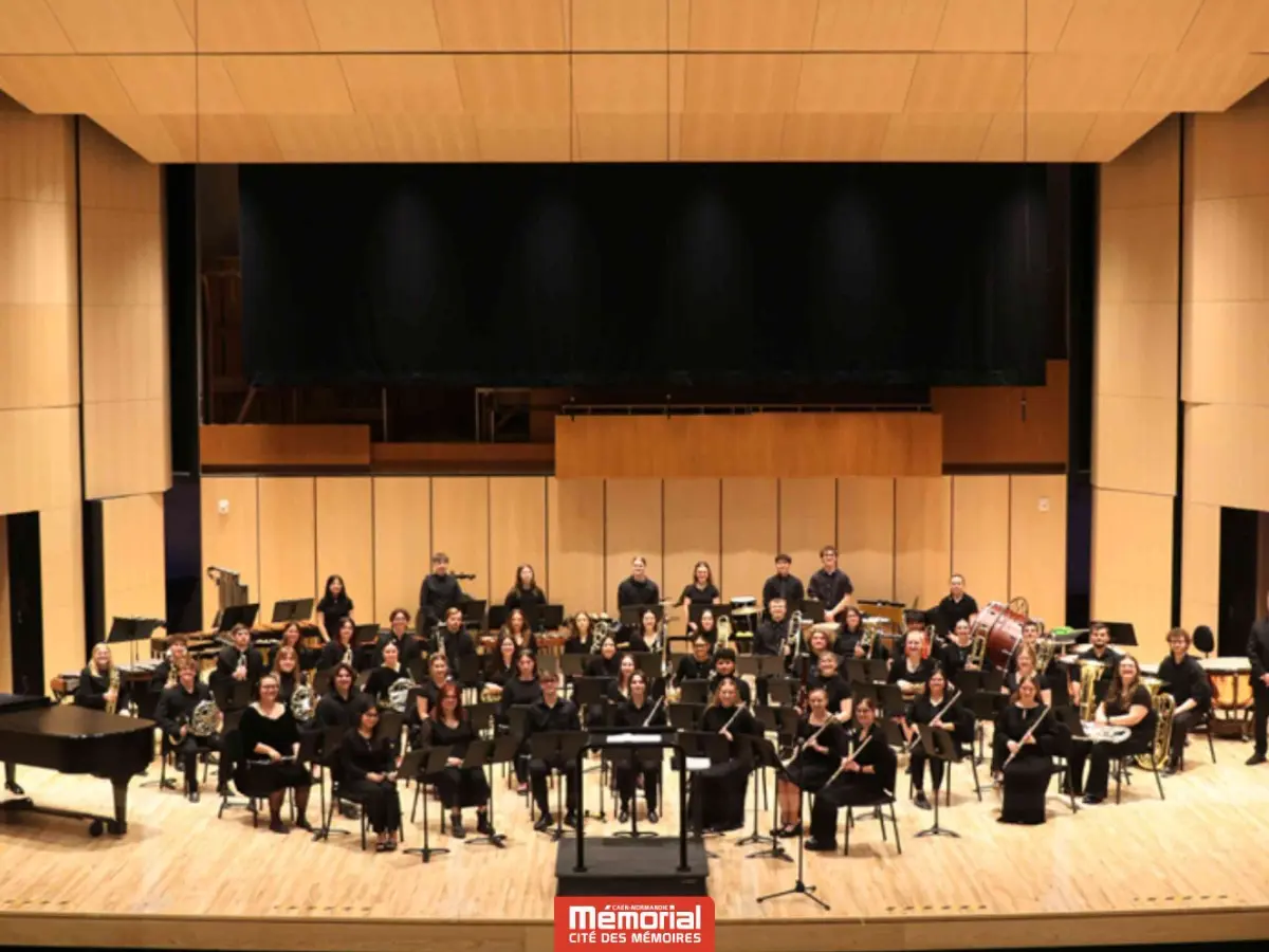 Concert au Mémorial de Caen : The Doane University Concert Band (USA)