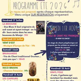 Concert Au Moulin D'Auxillac : Les Chipeurs
