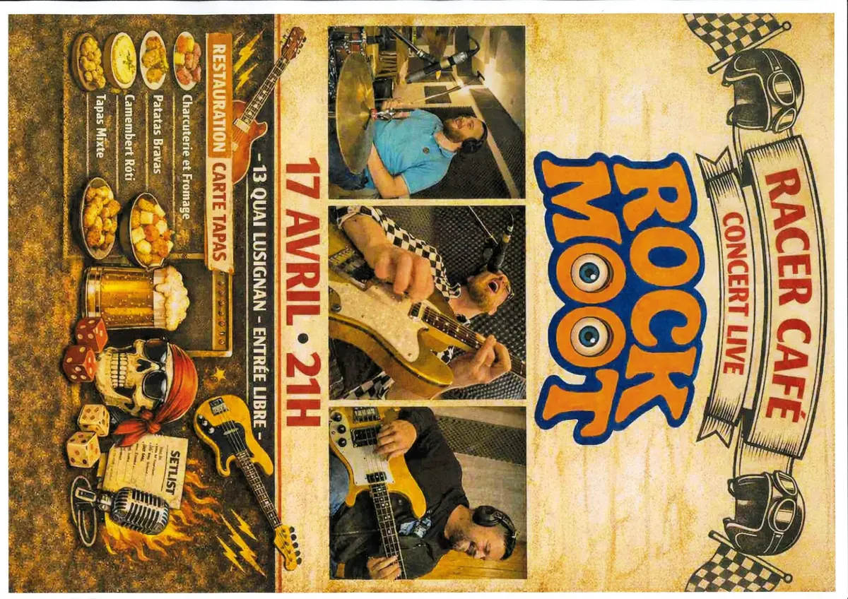 Concert au Racer café : Rock Moot