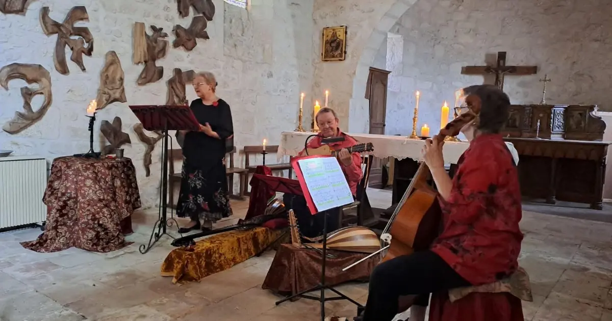 Concert au temple par l'ensemble Aliénor d'Aquitaine