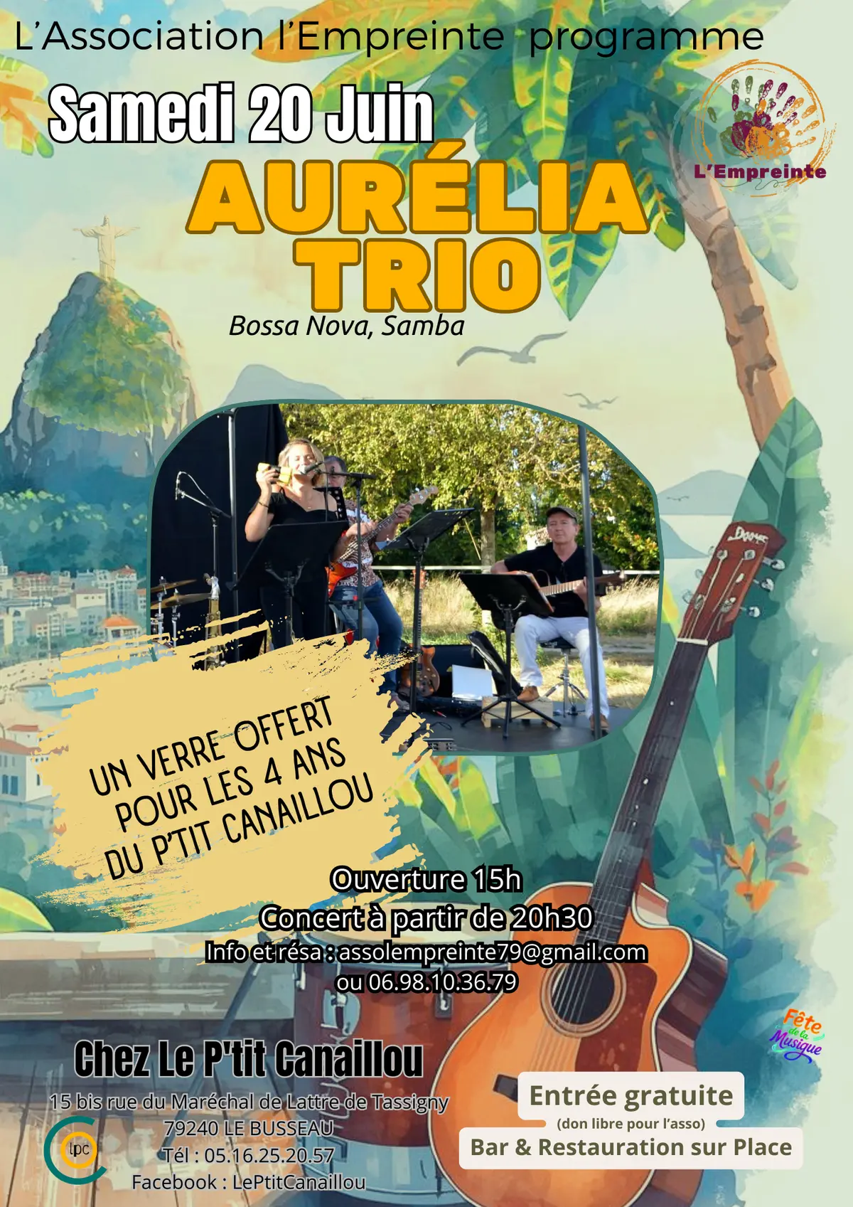 Concert Aurélia's Trio - Bossa Samba