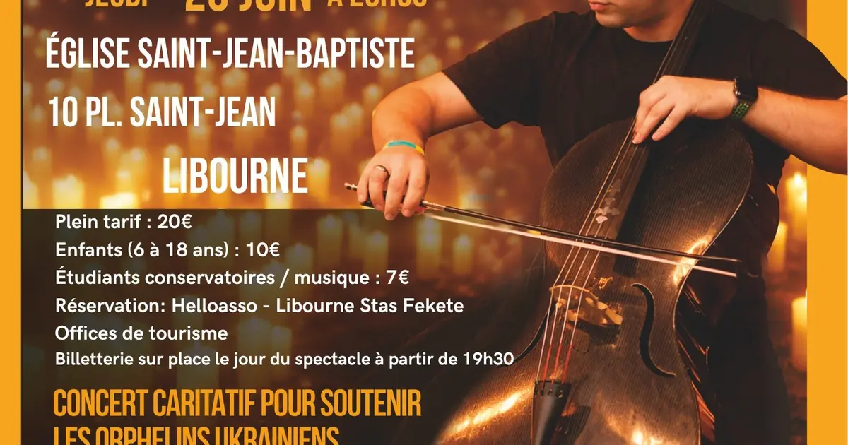 Concert aux chandelles - Les 3 univers du violoncelle