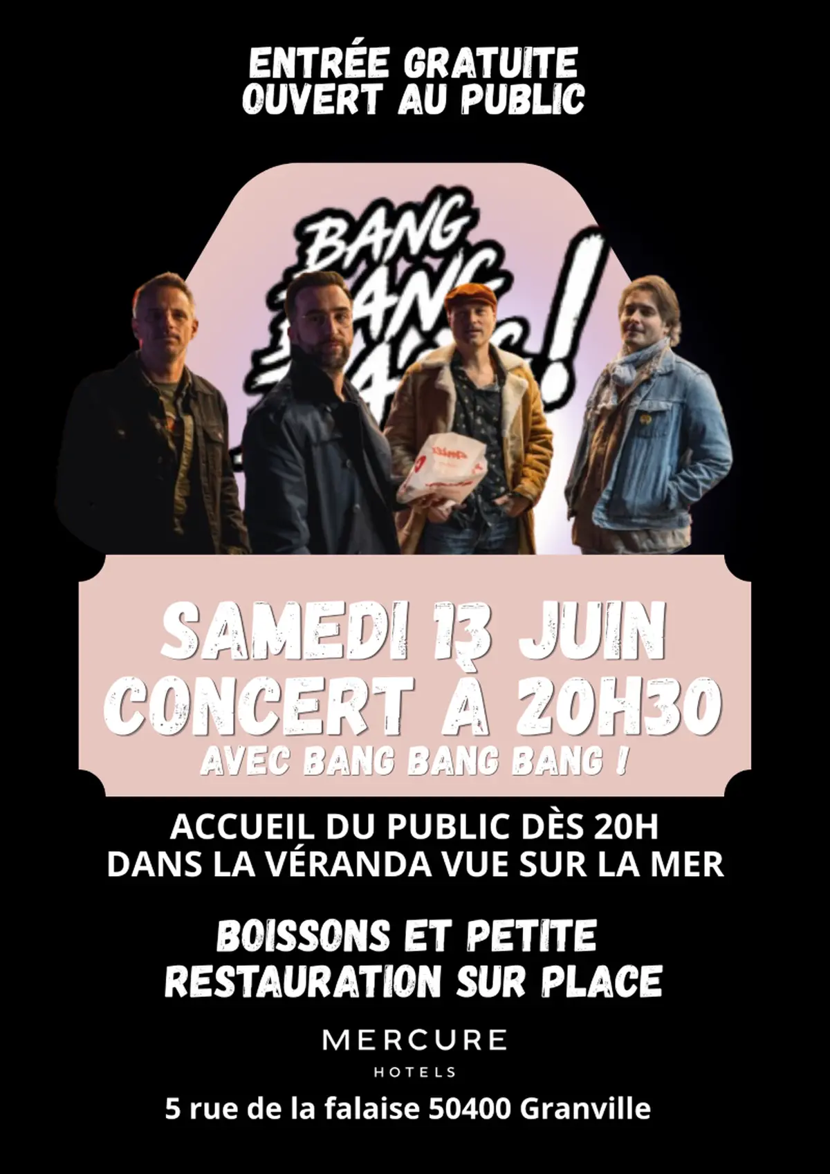 Concert avec Bang Bang Bang !