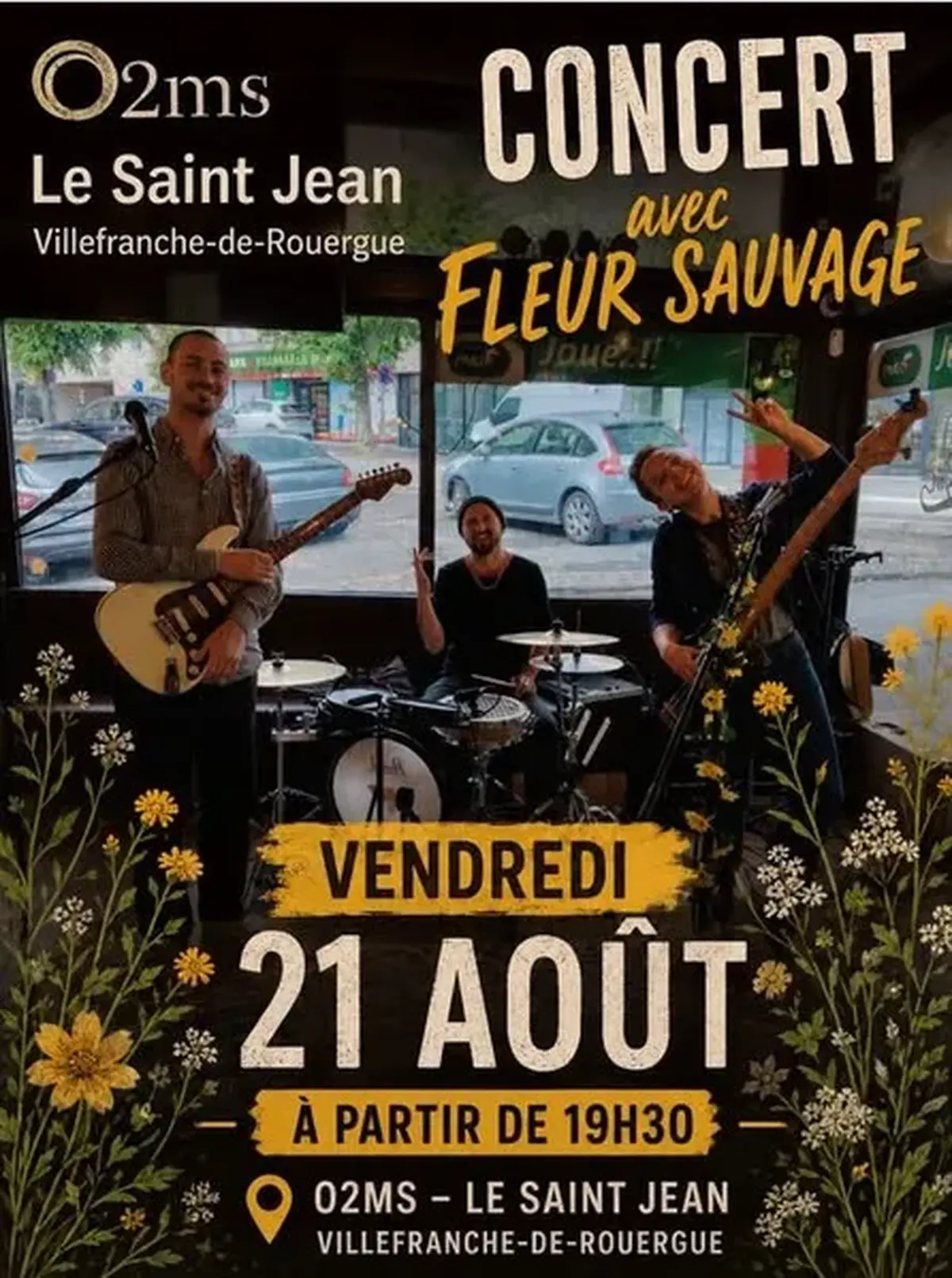 Concert avec Fleur Sauvage au Saint Jean