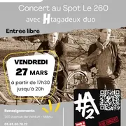 Concert avec Htagadeux duo - Spot le 260