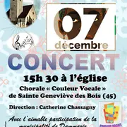 Concert avec la chorale Couleur vocale