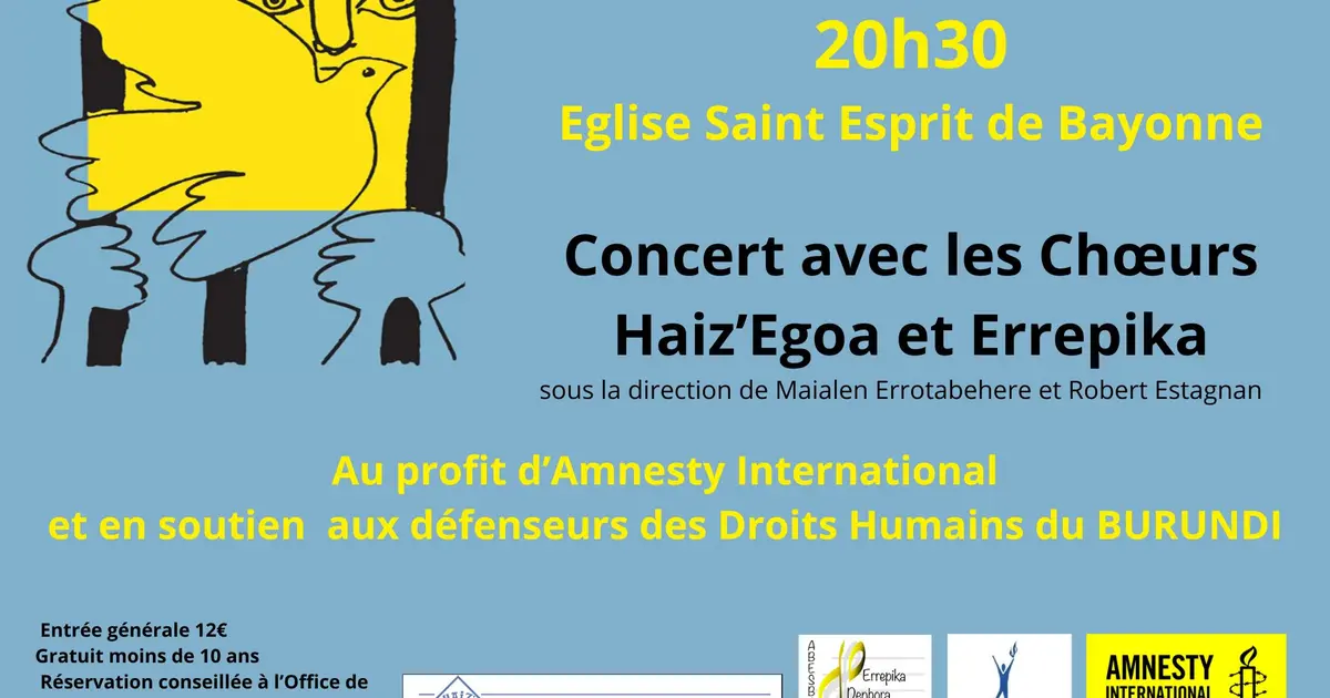 Concert avec les choeurs Haiz Egoa et Errepika