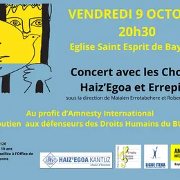 Concert  avec les choeurs Haiz Egoa et Errepika
