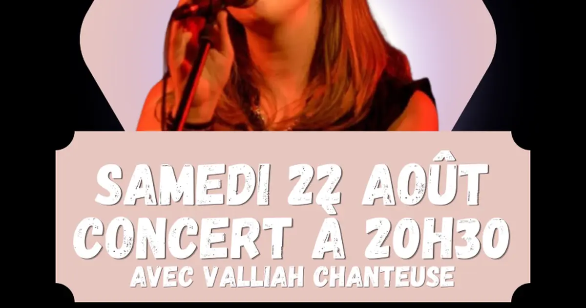 Concert avec Valliah Chanteuse