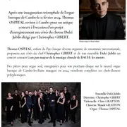 Concert Bach : Thomas Ospital
