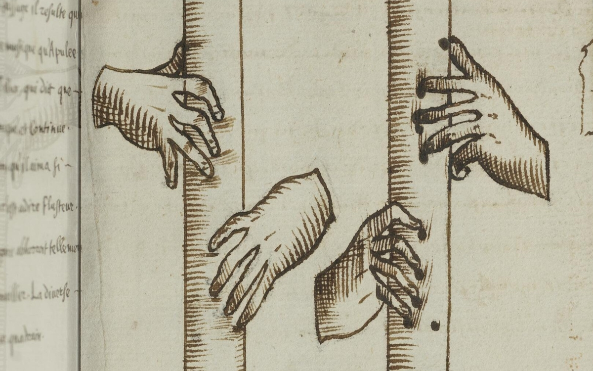 « Traité des instruments de musique, par Pierre Trichet, Bourdelois », Ms. 1070