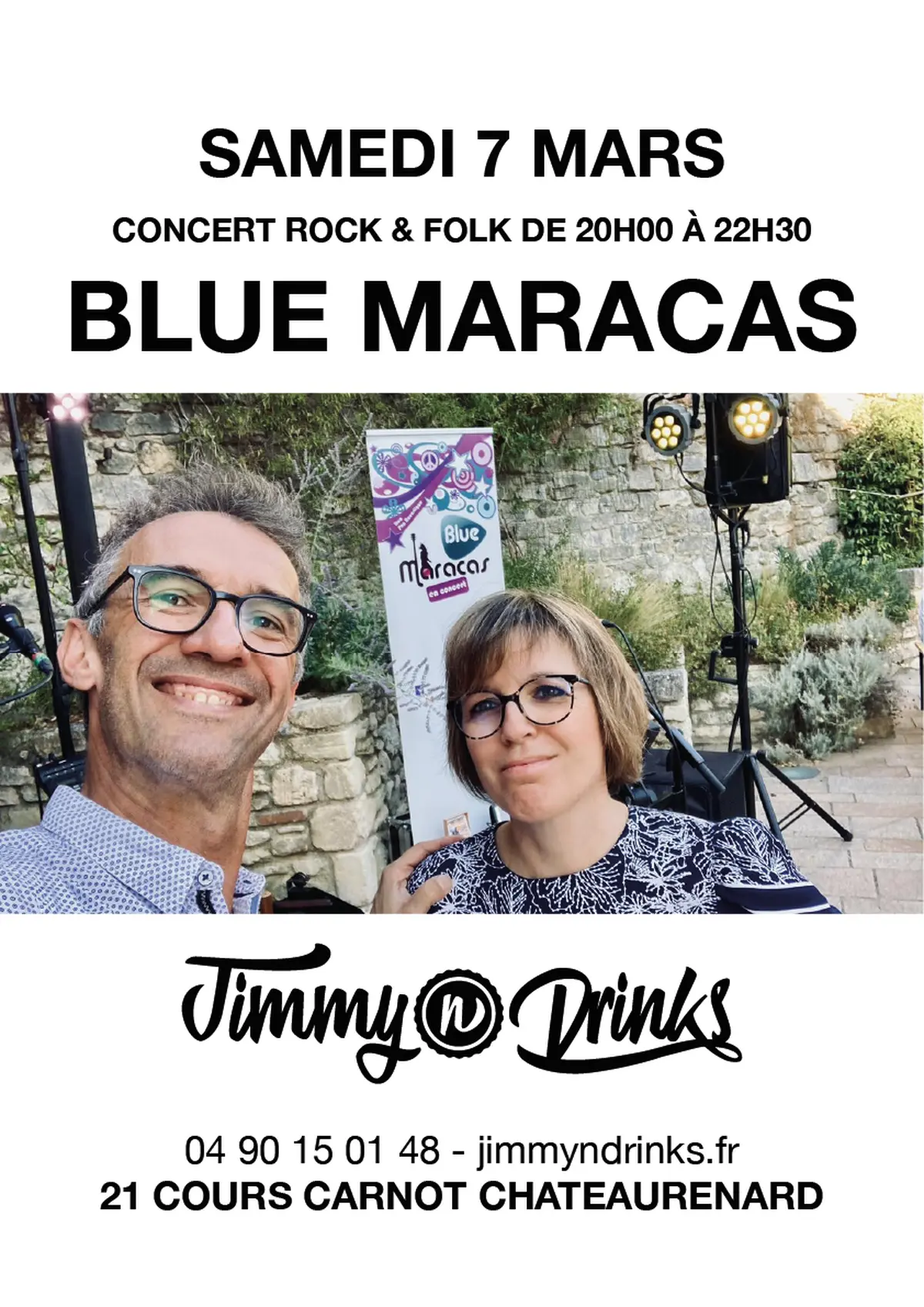 Concert Blue Maracas chez Jimmy n Drinks