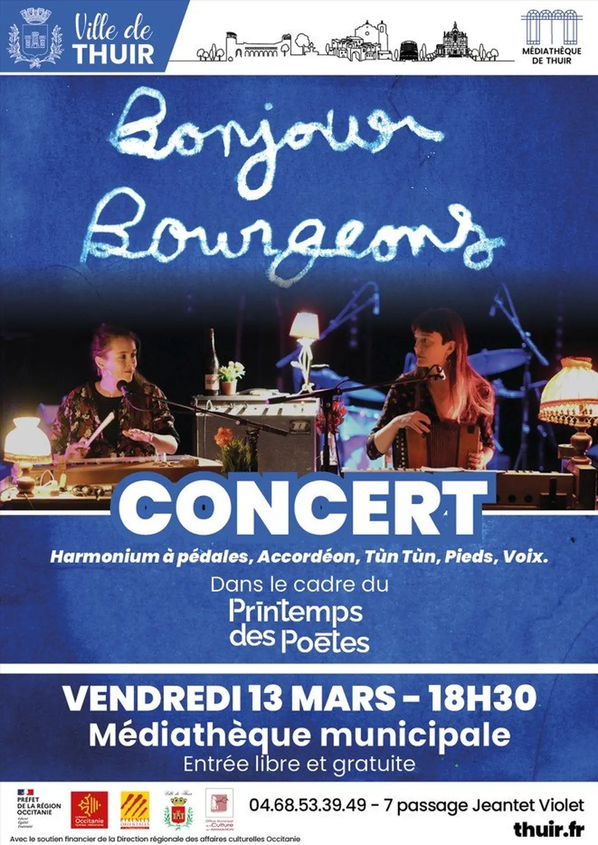 Concert Bonjour Bourgeons