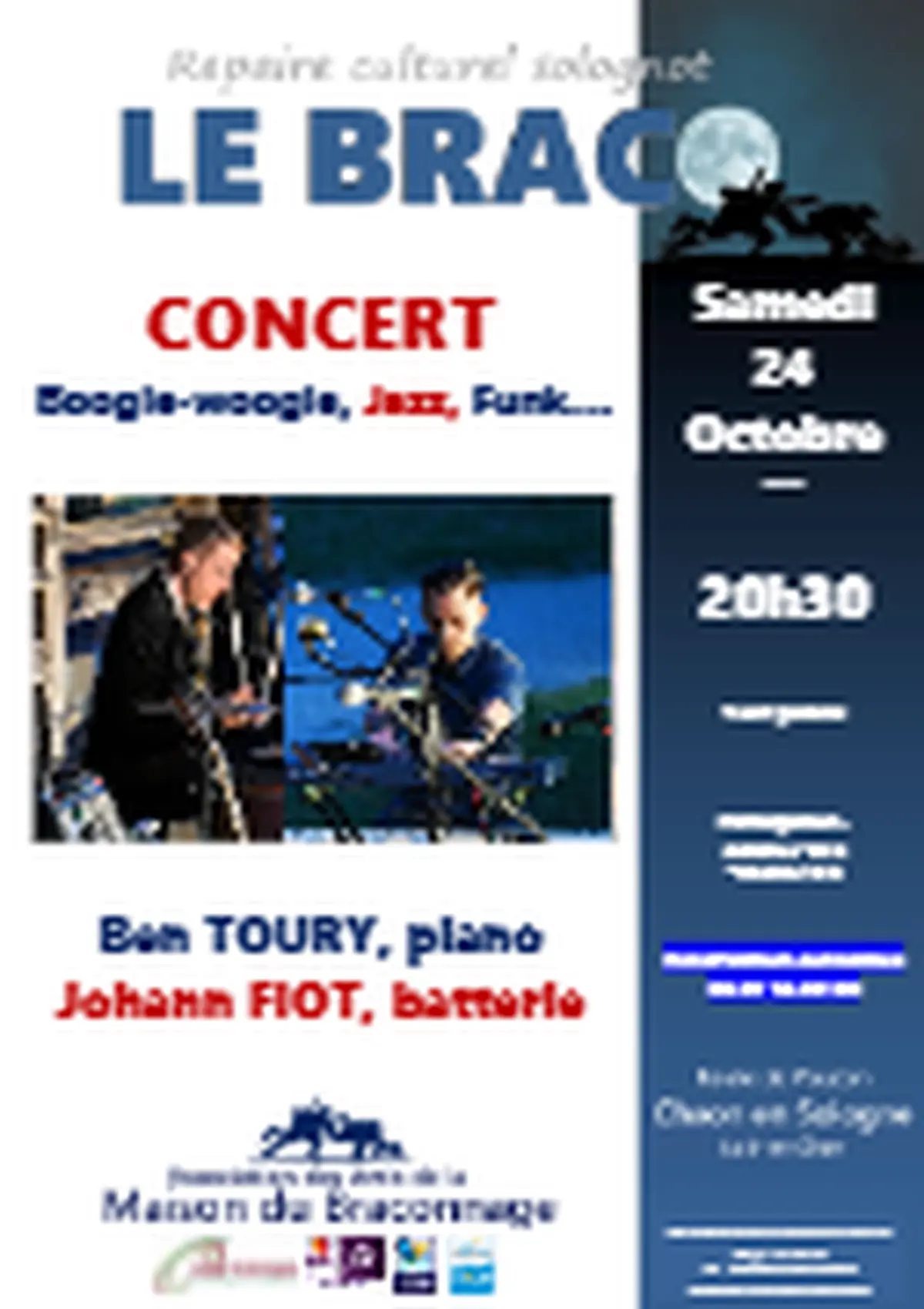 CONCERT Boogies-Woogies Jazz Funk - Ben TOURY et Johann FIOT
