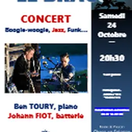 CONCERT Boogies-Woogies Jazz Funk - Ben TOURY et Johann FIOT