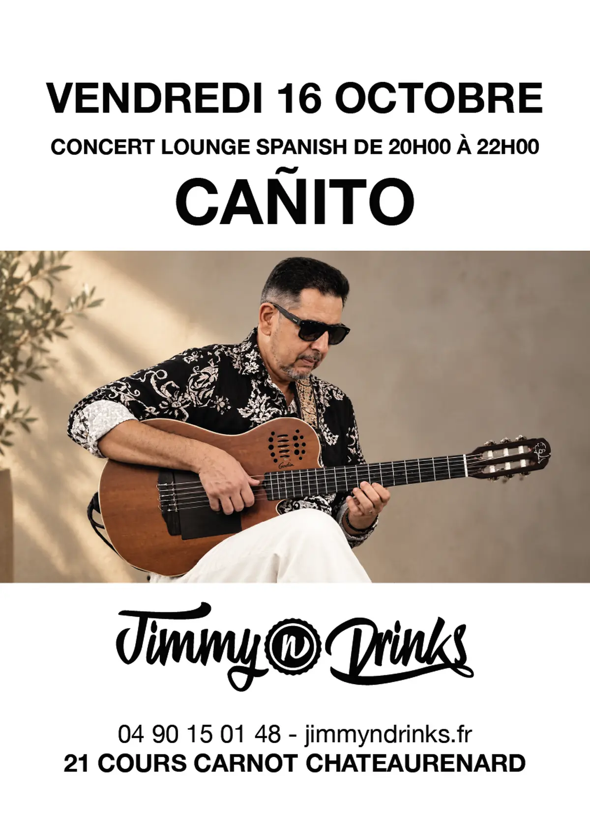 Concert Cañito chez Jimmy n Drinks