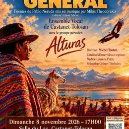Concert Canto General: Ensemble Vocal De Castanet-Tolosan Et Groupe Alturas