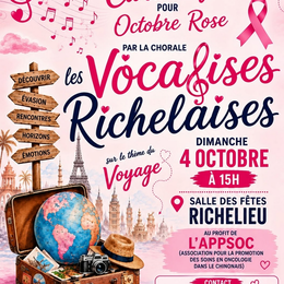 Concert caritatif des Vocalises Richelaises - Le Voyage