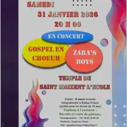 Concert caritatif - Gospel en choeur - Zaba's Boys
