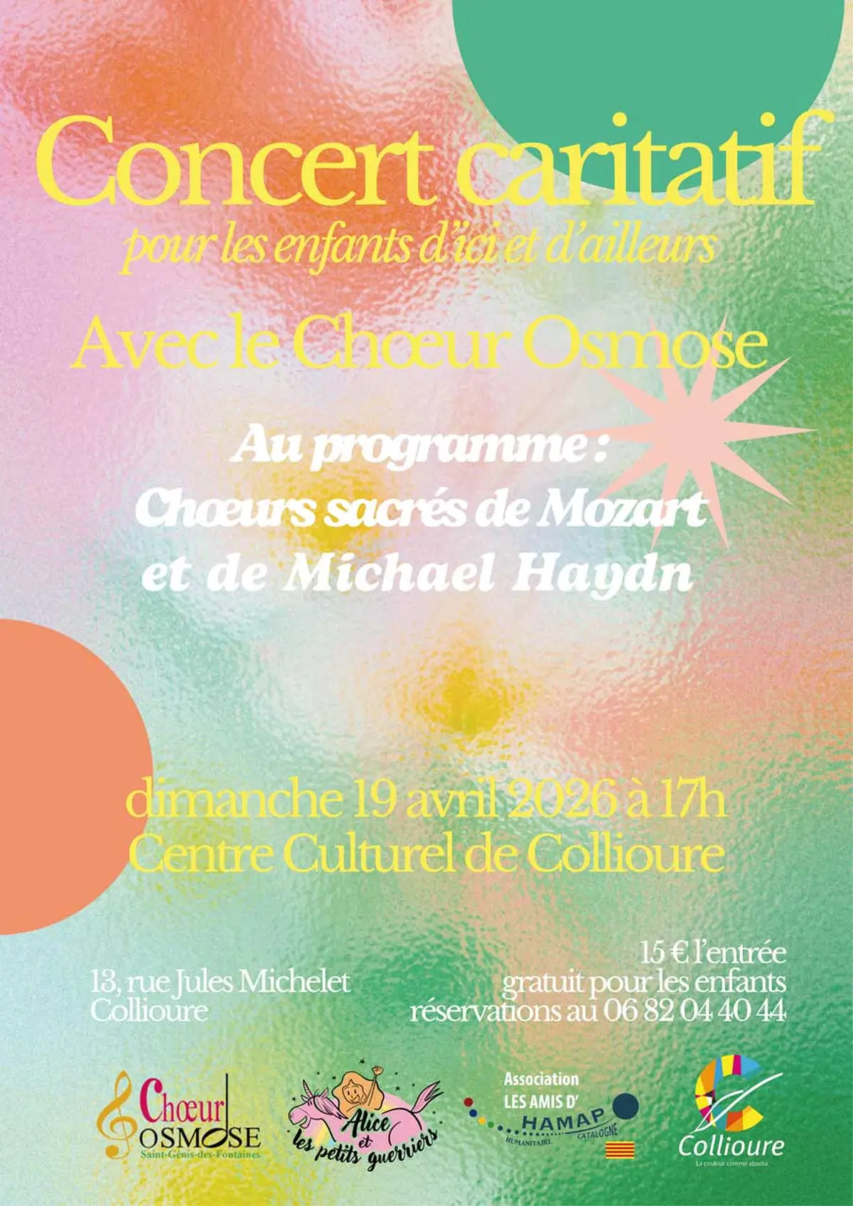 Concert Caritatif Pour Les Enfants D'Ici Et D'Ailleurs