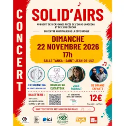 Concert caritatif: SOLID’AIRS